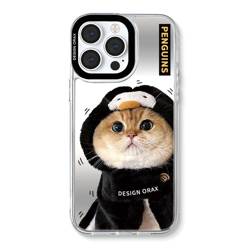 

Zhitai Mirror Apple Phone Case for iPhone 15 Pro 16 Pro Max, 14, 12 - Creative 3-in-1 Design iPhone XS Max