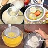 10cm Hot Pot Filter Soup Spoon Kitchen Filter Spoon Hot Pot Filter Stainless Steel Fine Mesh Oil Pot Strainer Ladle Skimmer Oval