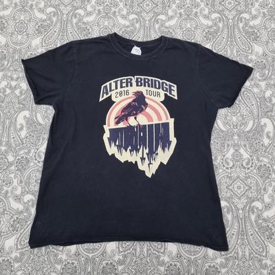 Maglietta Tour Alter Bridge 2016 Cotone Gildan Softstyle Maglietta Band