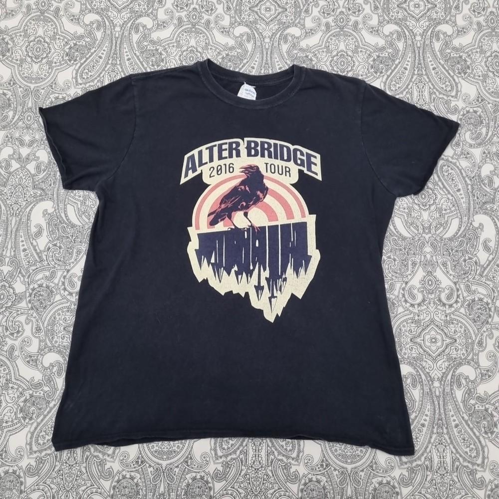Alter Bridge 2016 Tour T-Shirt Gildan Softstyle Cottonarge Band Tee