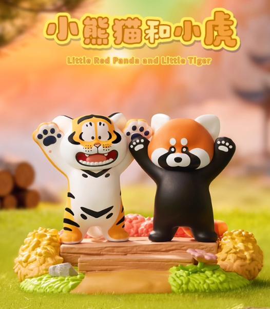 New Genuine Fat Tiger Little Tiger And His Companions Series Blind Box Figure Cute Doll Ornament Trendy Toy Gift In Stock