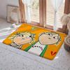 C Charlie and Lola anime Floor Mat Eco  Flannel Doormat Non Slip Odorless Indoor Floor Rug Soft Short Plush Home Mat