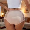High Waist Ice Silk Panties Women's Abdominal Tight Underwear No Trace Hip Lifting Triangle Brifes Underwear