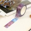 2023 NEW 1X 10M Decor Colorful Galaxy Cloud Silver Stars Washi Tape Set for Scrapbooking Planner Masking Tape papelería kawaii