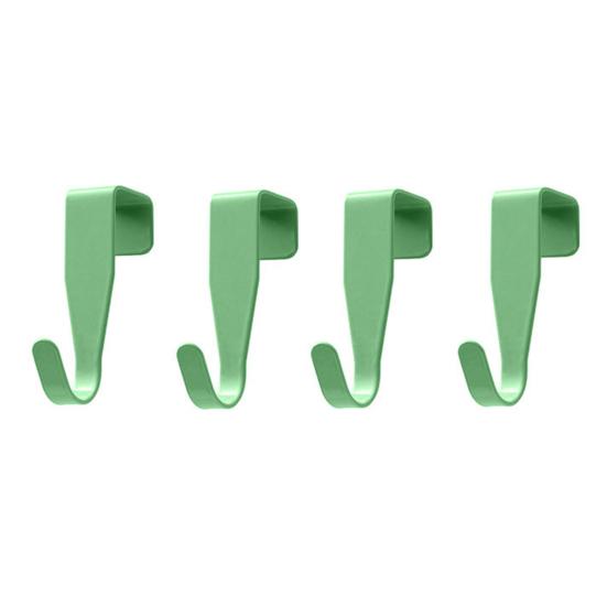 4/16 Pcs Door Hooks High Strength Great Load Bearing Smooth Punch-free Anti-slip Clothes Coat Hooks Kitchen Cupboard Door Hooks