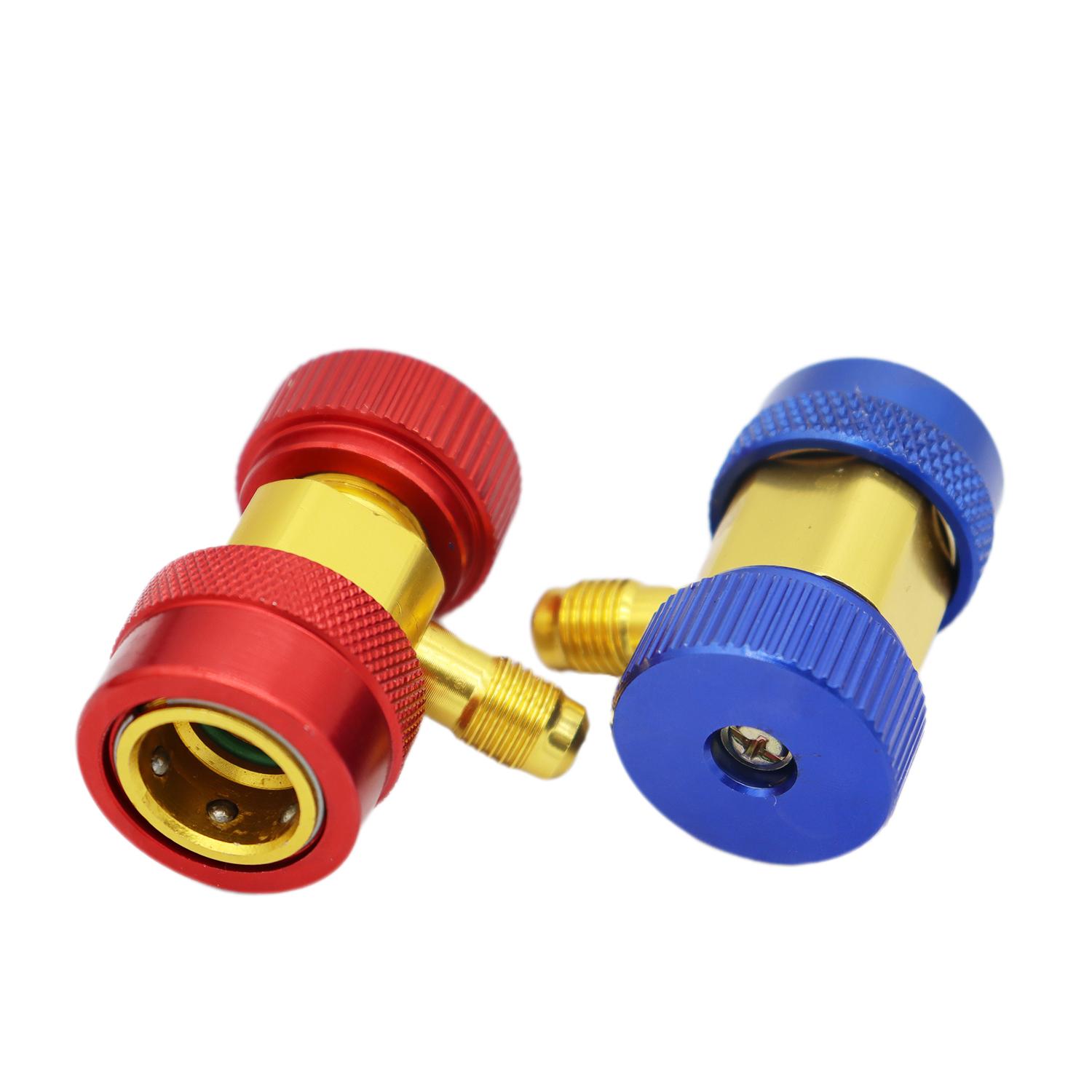 

НОВЫЙ R134A / R1234yf фреон H/L автомобильный быстроразъемный соединитель латунные адаптеры кондиционер хладагент регулируемый