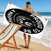 Collingwood Warriors Print Beach Towel, Large Soft Quick Dry Towel for Beach Camping Swimming