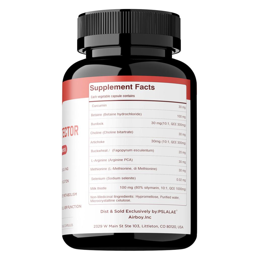 Pslalae Liver Detox Capsules Contain a Blend of Curcumin and Milk Thistle To Help Cleanse and Detoxify the Liver.