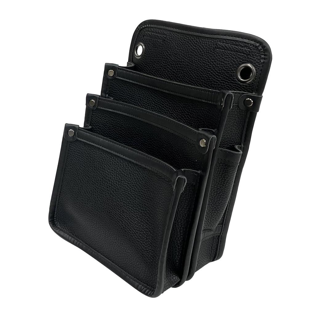 SK11 Black Tool Slim with Side Pouch, 3-Tier, Design, Pockets, SSL-NB-15