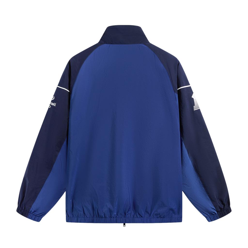 Li Ning Sports Lifestyle Series Stand Collar Logo Couple Sports Jacket Unisex Jacket AJDW085-3
