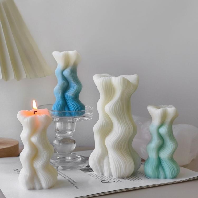 Silicone Geometric Candle Maker Mold Easy Demold Silicone Candle Mold for Handmade Star Shaped Candle Decoration