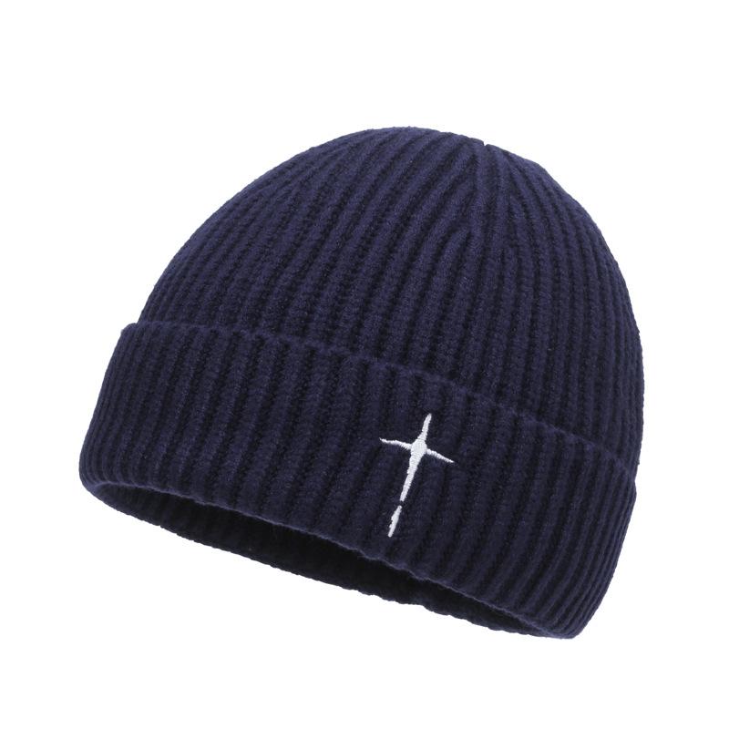 Men's Woolen Beanie for Large Heads - Thick, Warm, Breathable, Sweat-Proof, Ideal for Autumn & Winter