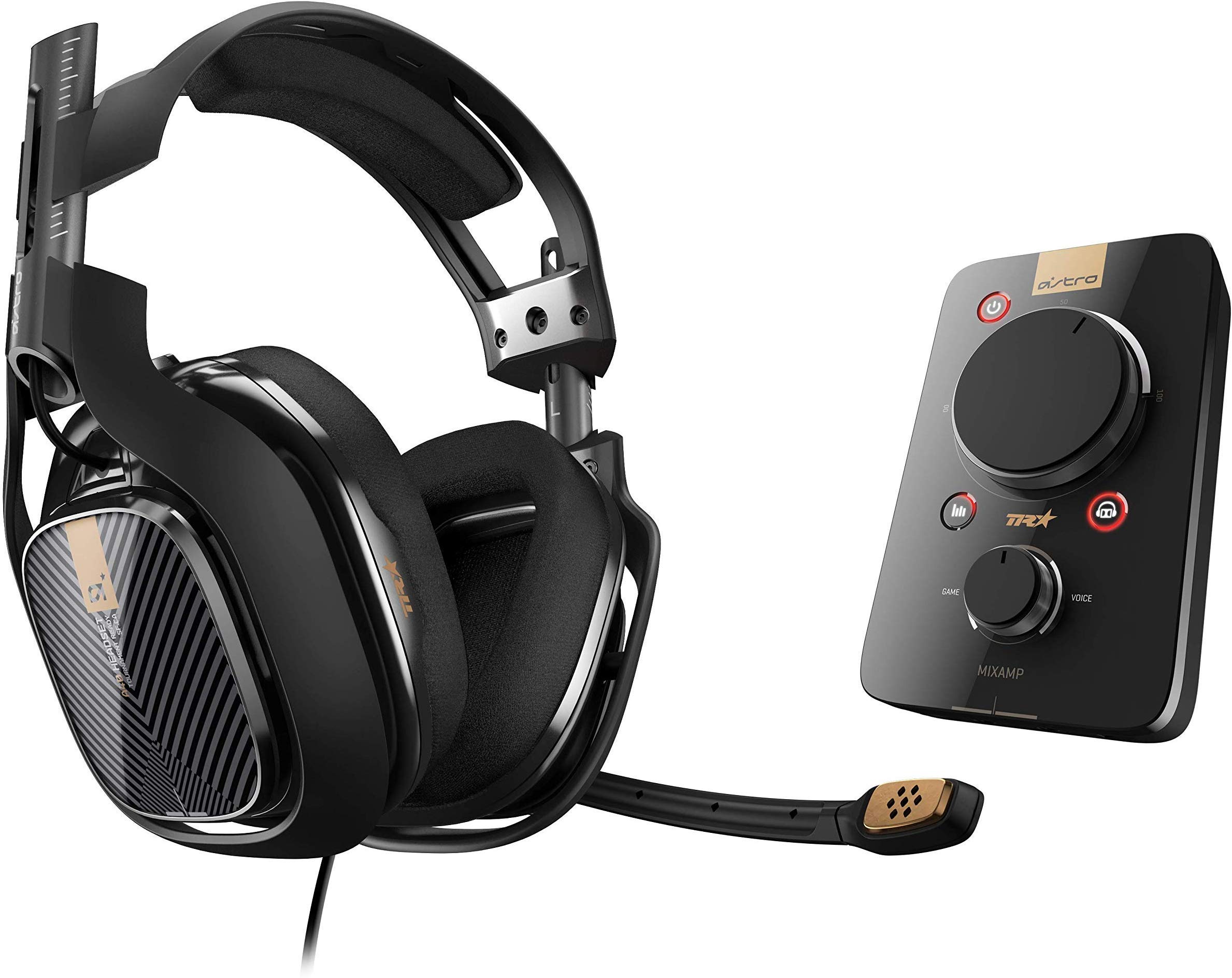 

Astro Gaming A40 TR MIXAMP Pro TR Astro Gaming Дротова ігрова гарнітура з об’ємним звуком, сумісна з + ПК/PS4/PS3 [Елемент]