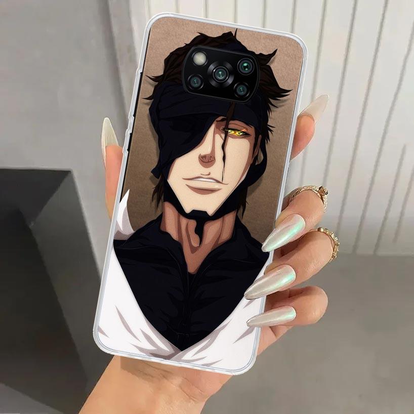 Bleach Aizen Sousuke Phone Case for Xiaomi Poco X5 X6 X7 Pro F7 Ultra M7 Redmi 15 15C 13 13C 12 12C 10 10A 10C 9 9A 9C 9T Shell
