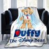 1pc, Disney Duffy Cozy Flannel Throw Blanket, Perfect Gift for Bedroom, Living Room, Travel, Camping, Car, Beach, Office Naps, Ideal Sofa Blanket, Out