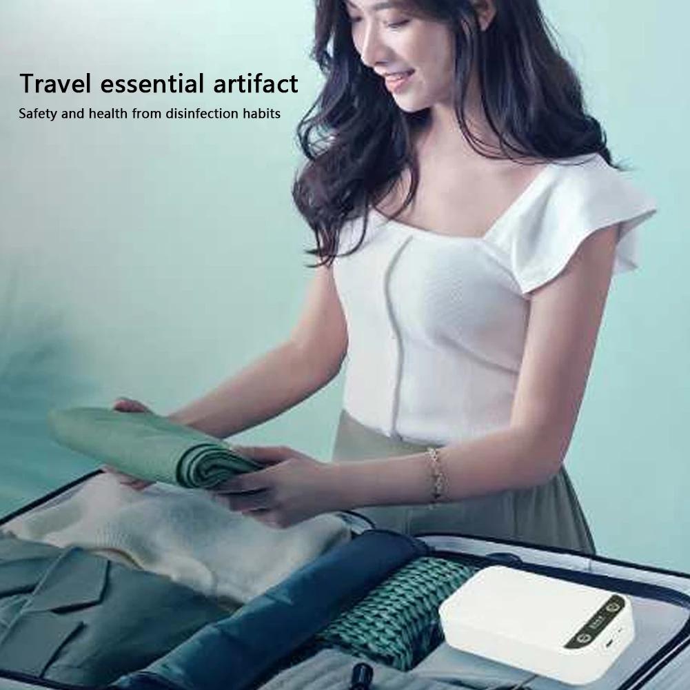 Tragbare Multifunktions-UV-Desinfektionsbox für Mobiltelefone, 15,2 cm, USB-betrieben, mobile Gesichtsmaske, Desinfektionsbox, stark sterilisiert