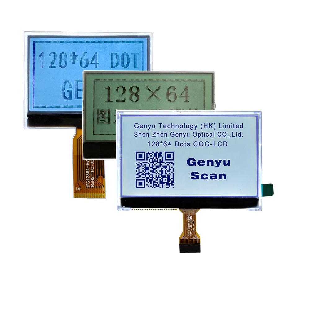 2,15" 128x64 LCD-Display Monochrom-Display 6800 8000 Parallele Schnittstelle St7567 30-Pin FPC 128*64 LCD FSTN COG LCD-Display