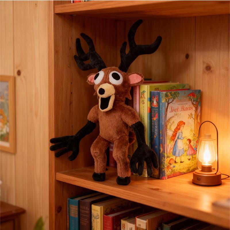 Hot 99 Nights In The Forest Deer Toys Funny Christmas Plush Toys Movie Stuffed Animals Holiday Gifts Decorative Dolls for Kids