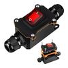12V Inline Power IP67 Inline Switch For Garden Lighting LED Status Indicator Hook Mount Design Self-tapping Screws Included