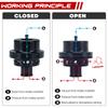 VR - 2015 NEW HQ 1"(25MM) Dual Piston BOV Blow off valve DV Turbo 1.8T For  VW Golf MK4 Jetta A4 B5 Black,Silver VR5741