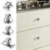 Zinc Alloy Cupboard Handle Silver Cabinet Knobs Modern Furniture Pulls  Home Hardware