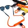 1 Stück verstellbare Länge schwimmfähiges Brillenband Schaumstoff schwimmfähiges Design rutschfeste Sonnenbrillen-Halskette langlebiges Polyester-Schaumstoff