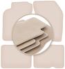 PREMIUM beige Fußmatten für: Nissan Almera N15 Schrägheck, Limousine 1995-2000