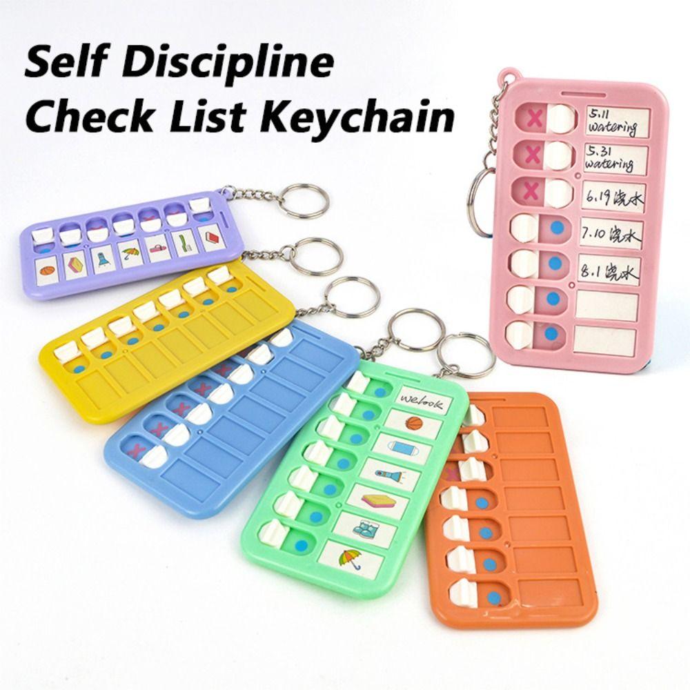 Detachable Memo Board Keychain Plastic To Do List Simple Daily Planner Board