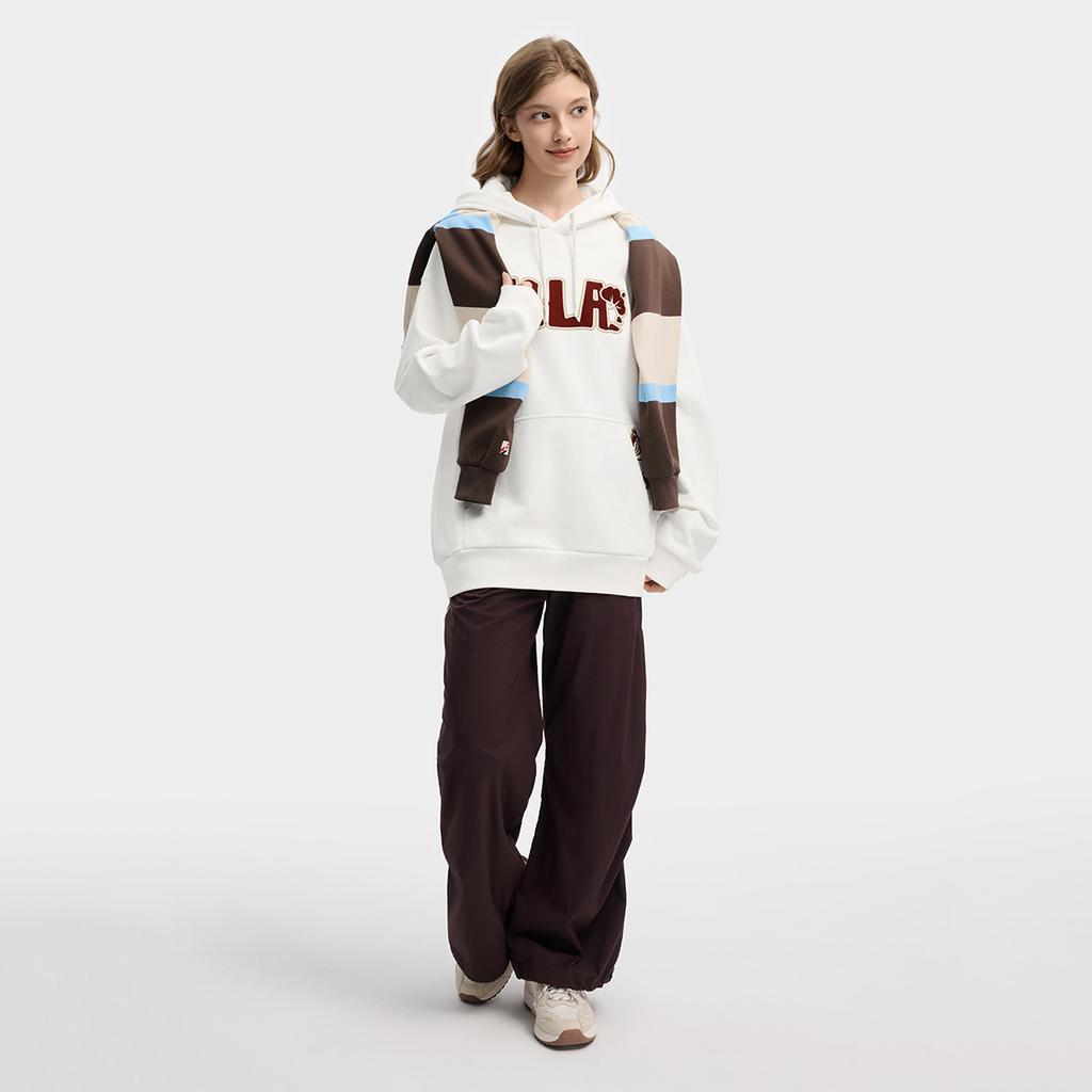 FILA CNY Fashionable Personalized Trendy Minimalist Classic Embroidered Logo Pattern Retro Sports Casual Versatile Comfortable Hoodie F11U619203FWT
