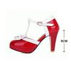 Fashion Spring Shoes Woman Pumps Ankle Strap Bow Wedding Party Shoes Platform Dress Women Shoes High Heels Ladies Shoes Plus Size 32-43