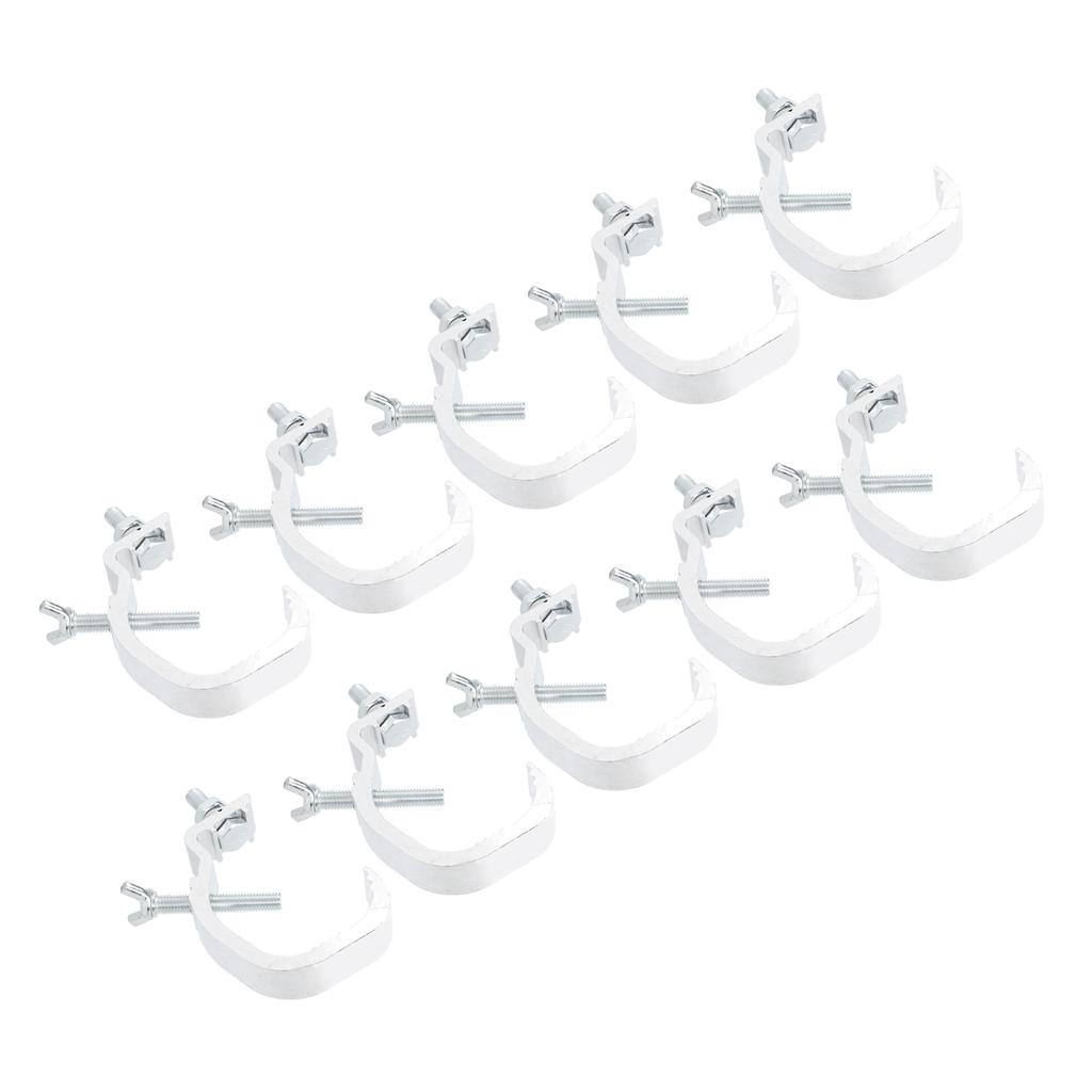 Stage Light Clamp Safe Large Load Bearing Cast Aluminum Stage Lamp Hook Kit for Moving Head Light 10pcs