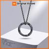 Vnox New Trendy Norse Viking Necklaces for Men, Stainless Steel Mobius Round Pendant Collar Male Gift Jewelry
