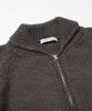 Frizmworks Heavy Cowichan Zip Up Cardigan _ Sephia
