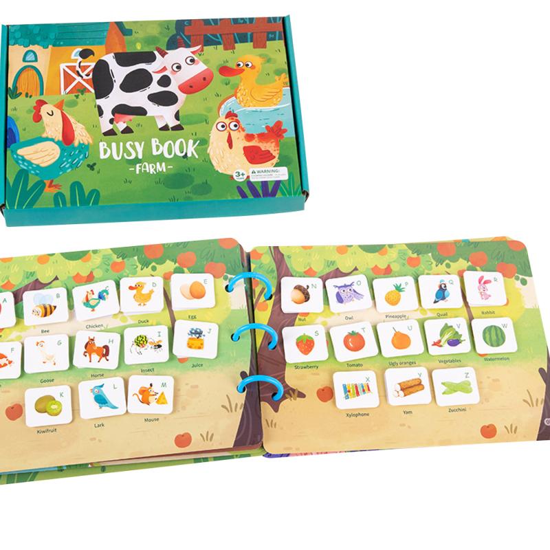Busy Book For Preschool Children Enlightenment Early Educational Learning Toys For Kids Birthday