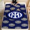 Inter Milan logo Spausdinta flanelės antklodė, Aukštos kokybės, Patogi visais metų laikais, Namų dekoras, Šiluma ir komfortas
