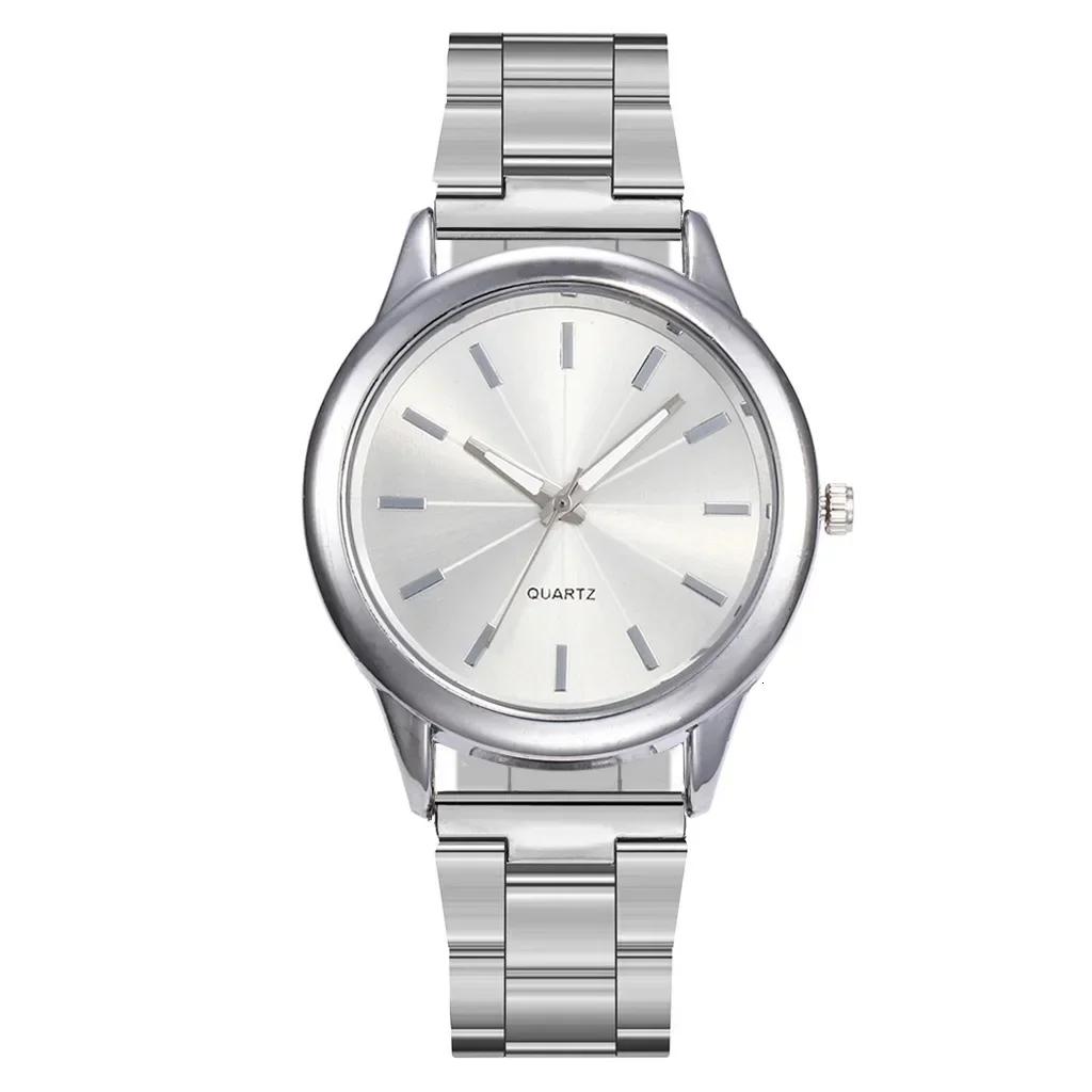 Luxury Watch for Women Simple Round Dial Stainless Fashion Gold Bracelet Quartz Wristwatch Students Ladies Watches Montre Femme