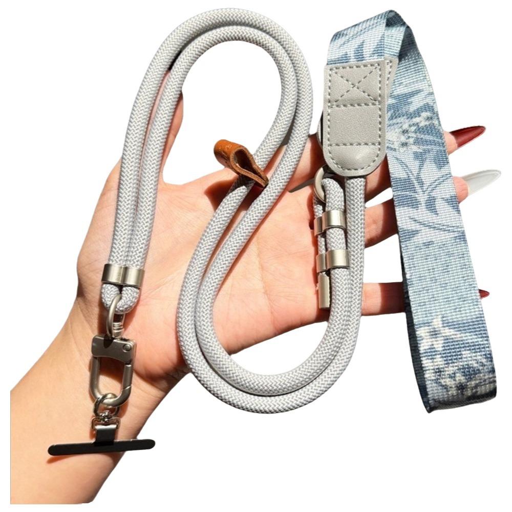 Metal Hook Phone Lanyard 360 Degree Rotation Long Hanging Rope  for Phone Case