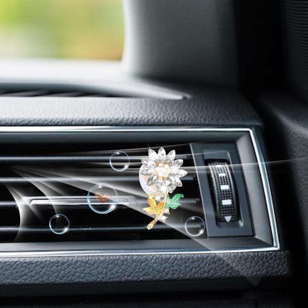 Sunflower Car , Car Vent - Sunflower Car -