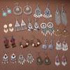 Bohemian Tassel Earrings - Retro Ethnic Style for Women's Versatile, Long European & American Fashion