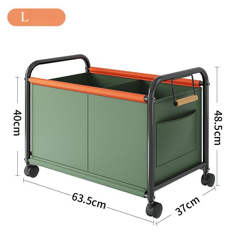 

Large-capacity Rotating Toys Storage Cart with Wheels Multifunctional Organizer for Bedroom Living Room Kitchen