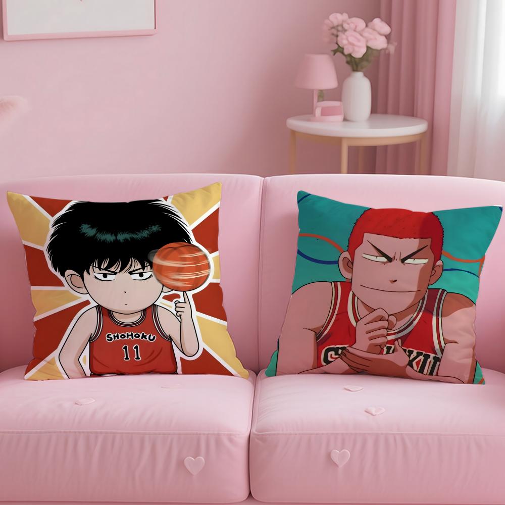 Anime S-Slam D-Dunk Cushion Cover Comfortable Reversible Pillow Cover Ideal For Car Sofa Bedroom & Beyond