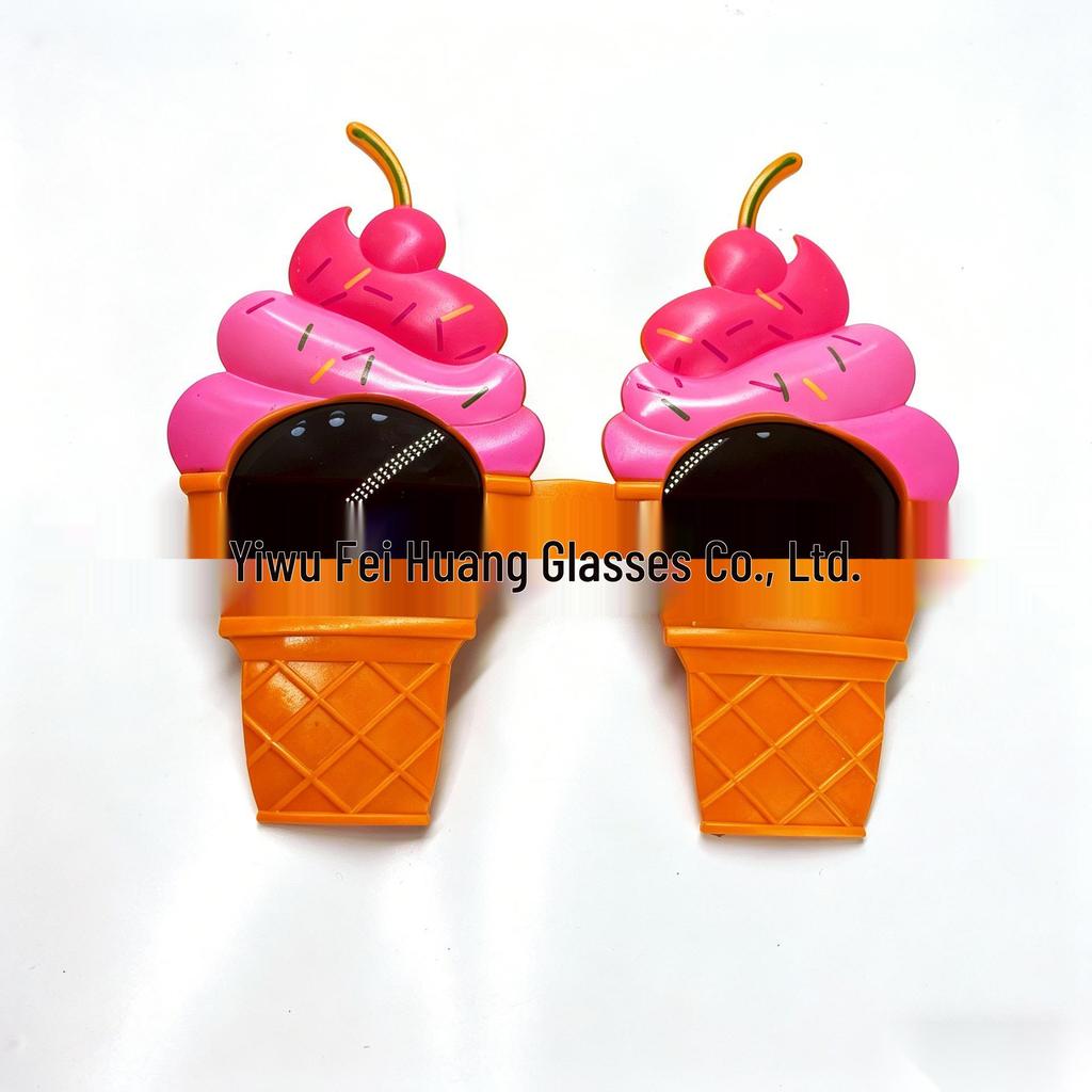 Hawaiian Beach Party Glasses: Coconut Tree, Flamingo, Parrot, Ice Cream, Flower & Wine Glass Fun