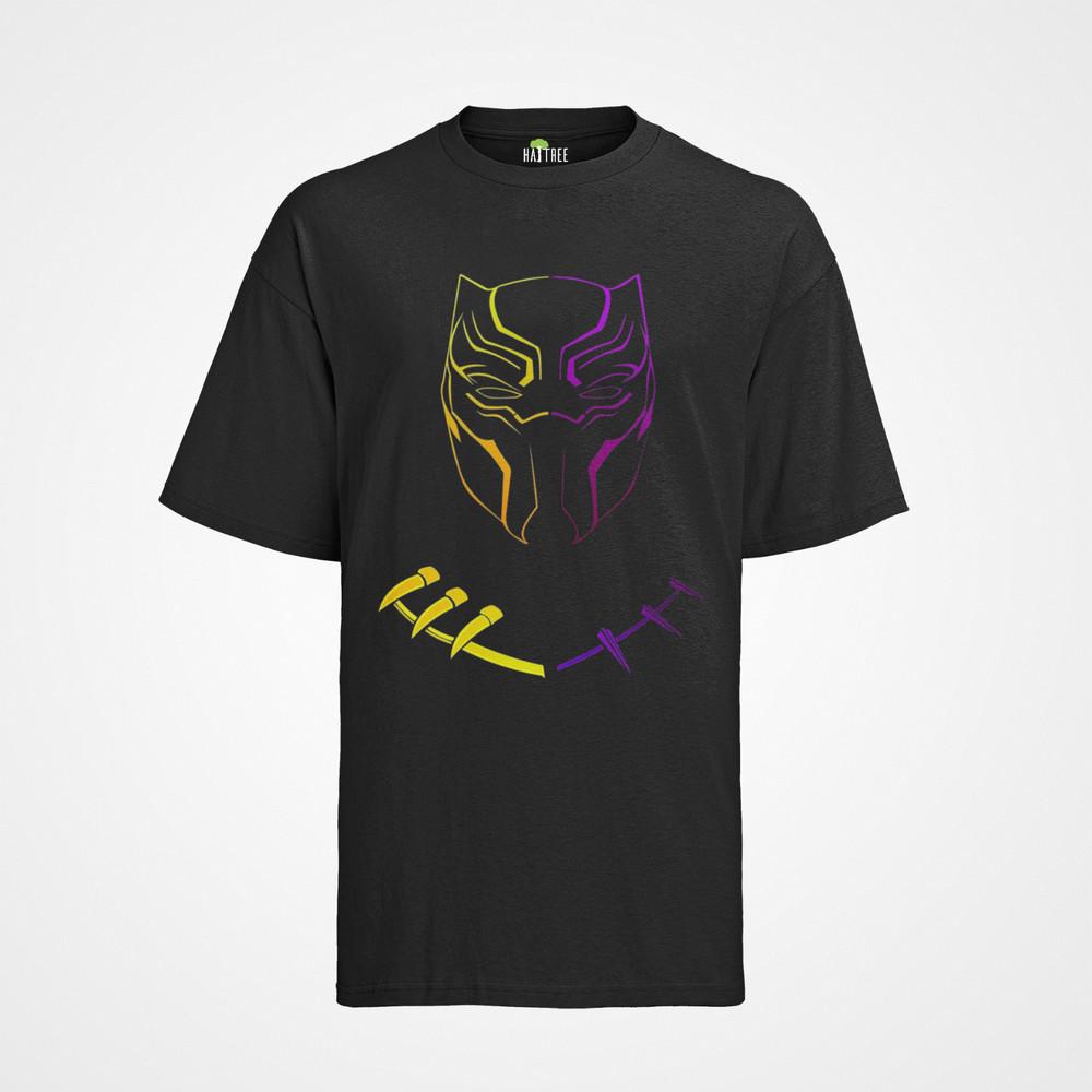 

Organic Mens Black Panther Wakanda Forever Chadwick Boseman Marvel Art T-Shirt M