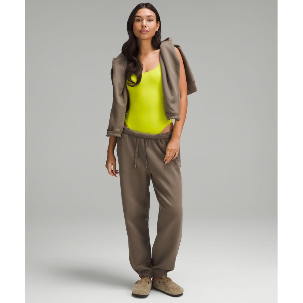 

Lululemon Wundermost Ultra Soft Nulu Square Neck Sleeveless Bodysuit Lichen Lime XS
