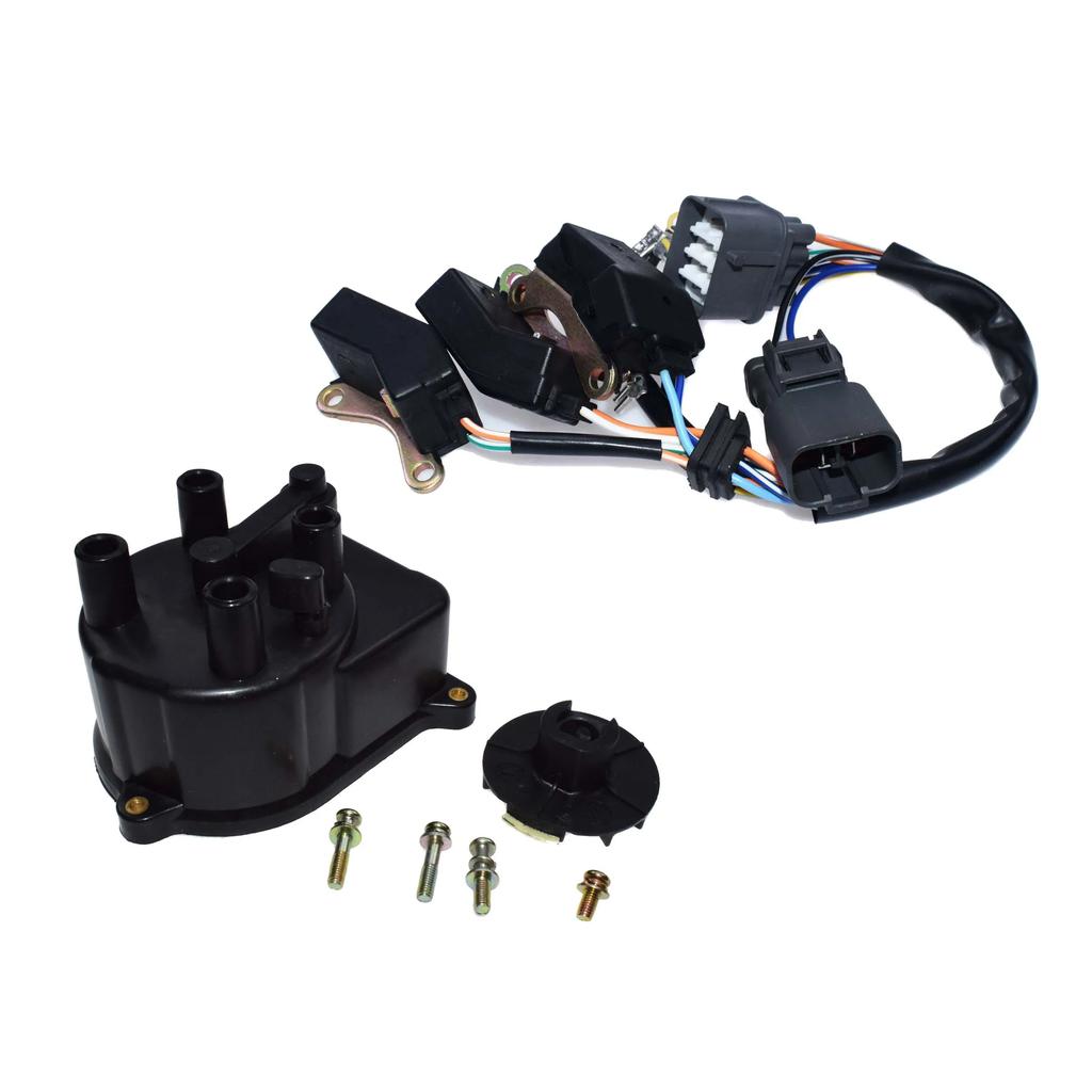 Ignition Distributor Cap Motor or Wires or Connector Plug Harness For Honda Civic 1.5L 1.6L 1992 1993 1994 1995 Engine D15 D16