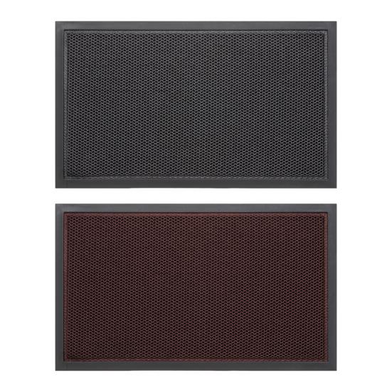 Floor Mat Easy Clean Soft Flexible Foldable Anti-Slip Bottom Home Entrance Mat Elastic Surface Indoor Door Mat