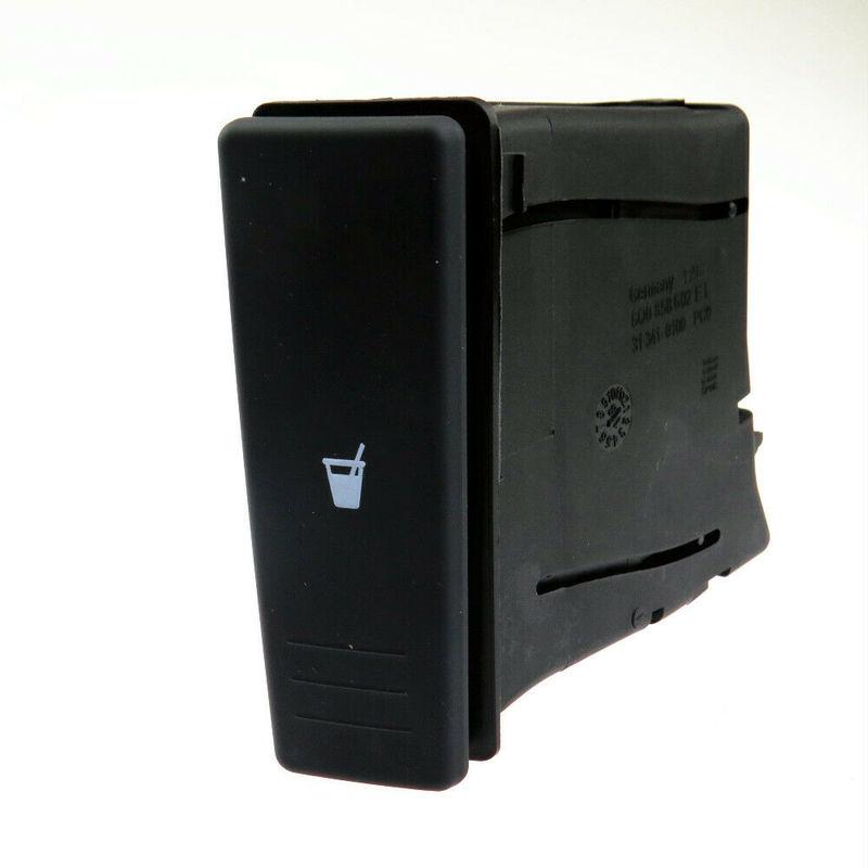 2Pcs Dashboard Cup Drinks Holder Black 6Q0 858 602E for VW Polo 9N 2001 - 2010 6Q0 858 602F 6Q0 858 602D