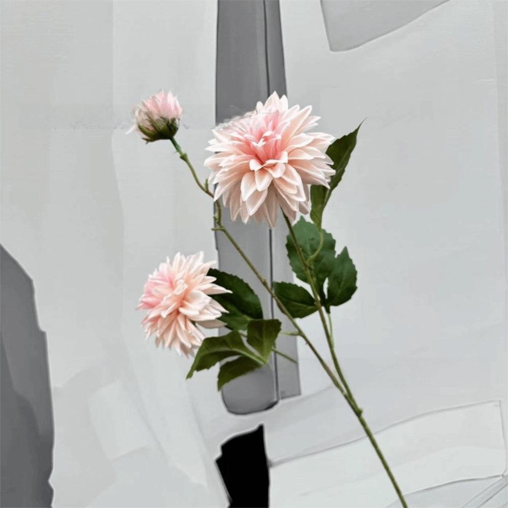Long Branch Artificial Dahlia Flower 72cm Faux Flower New Hydrangea Flower  Home Interior