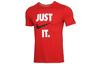 T Shirts Men's Red Crew Neck Moderate Straight Fit AQ5195-650