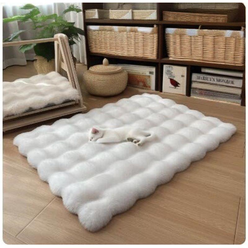Warm Space Capsule Cat Bed with Cushion and Thick Blanket